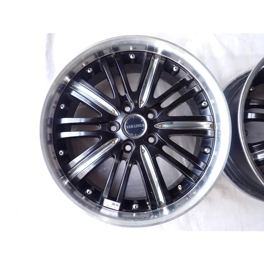 タイヤ・ホイール CLUB LINEA 18x7 J +48 PCD 114.3 4本SET 会社宛 送料無料 18×7J CLUB LINEA クラブリネア L368 アルミ