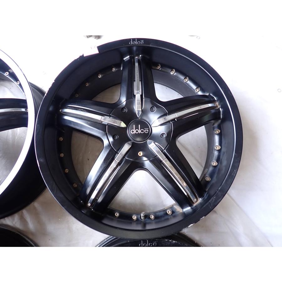 4本SET 会社宛 送料無料 20×8J ドルチェ DC26 アルミホイール 5穴 PCD114.3mm +35 ハブ径73.1mm アルファード ヴェルファイア NO,W1260の画像