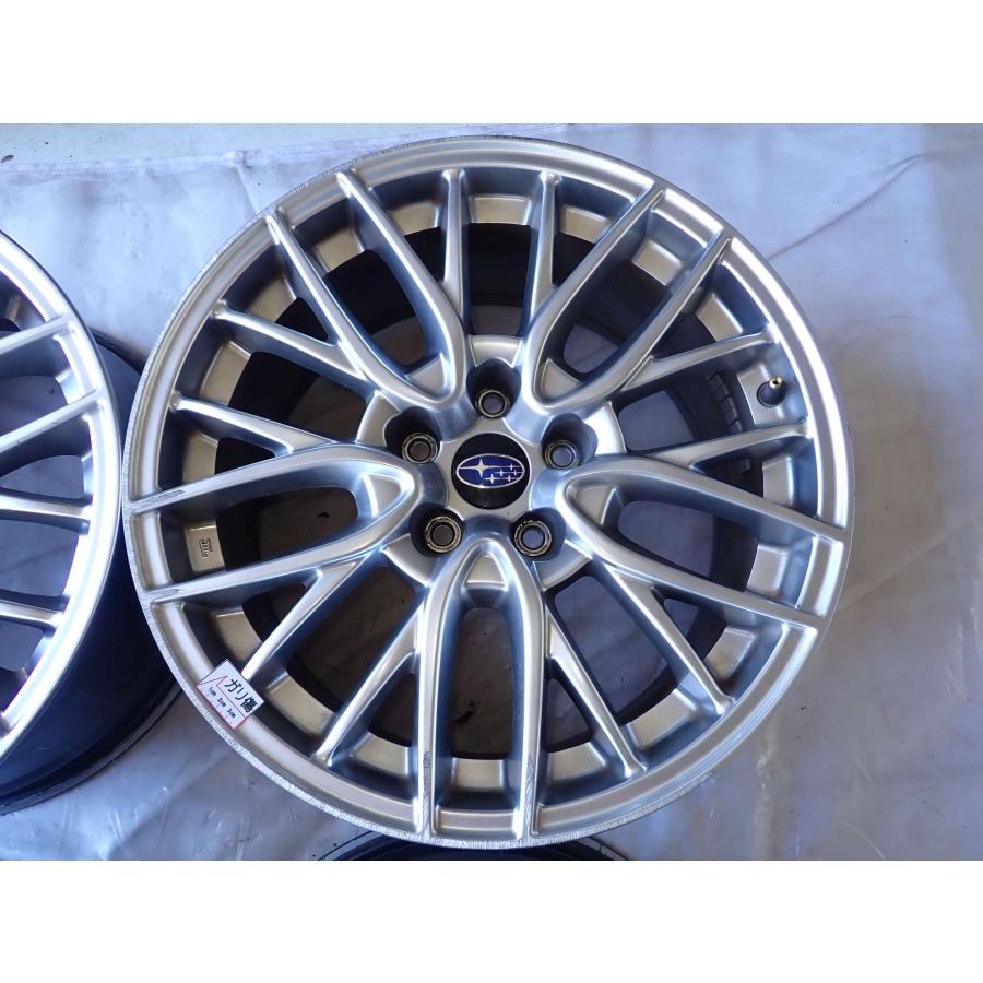 4本SET 会社宛 送料無料 18×8.5J スバル WRX S4 純正 アルミホイール 5