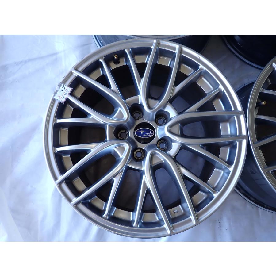 4本SET 会社宛 送料無料 18×8.5J スバル WRX S4 純正 アルミホイール 5