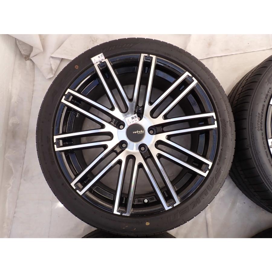 夏4本SET 会社宛 送料無料 245/40ZR19×8.5J 98Y ファルケン AZENIS 