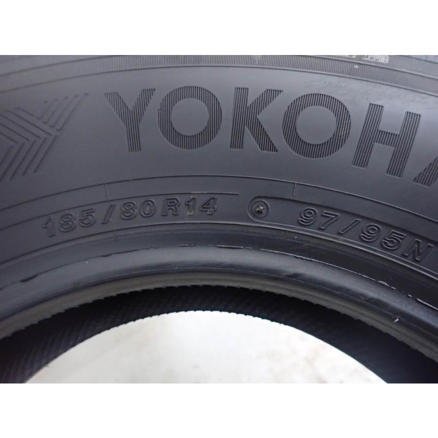 冬4本SET 会社宛 送料無料 185/80R14 97/95 LT ヨコハマ アイスガード 