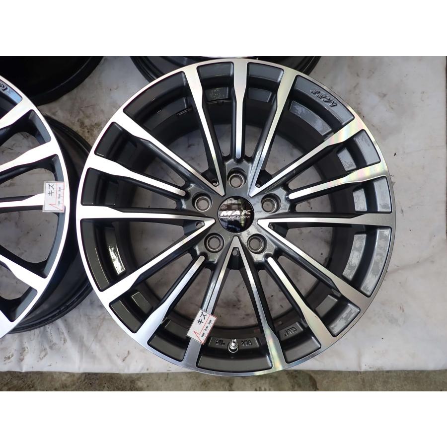 4本SET 会社宛 送料無料 17×7.5J MAK MFF アルミ 5穴 PCD 112mm +48