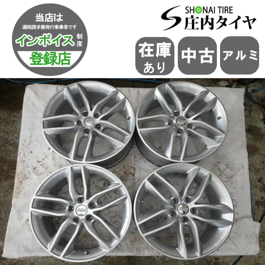 4本 会社宛 送料無料 18×8J BBS SX0103 アルミ ホイール 5穴 PCD 112mm