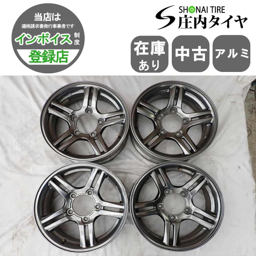 4本SET 会社宛 送料無料 16×5.5J SUZUKI スズキ JB23 ジムニー ランド 
