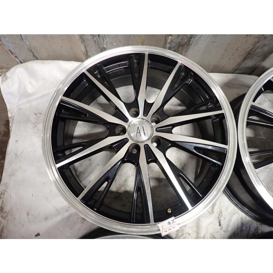 4本SET 会社宛送料無料 18×7J デザイン アルミ ホイール 5穴 PCD 100mm 