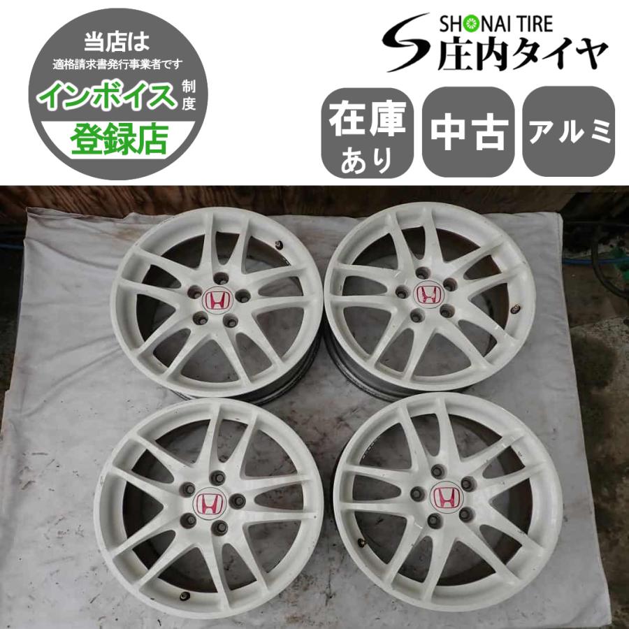 4本SET 会社宛 送料無料 17×7J ホンダ インテグラ DC5 タイプR 純正 