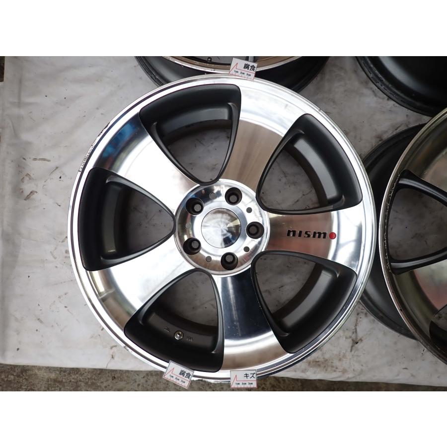 4本 会社宛 送料無料 18×7.5J RAYS NISMO LM-X5 アルミ 5穴 PCD 114.3