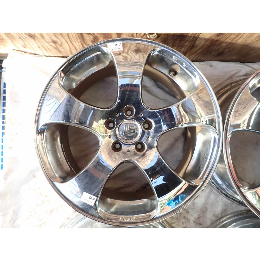 4本SET 会社宛 送料無料 19×8J WORK LS305 アルミ 5穴 PCD 114.3mm +47