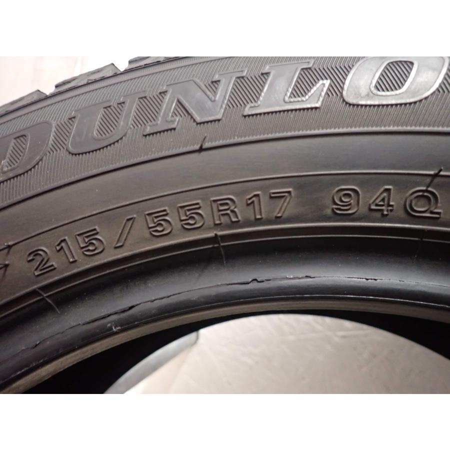 冬4本SET 会社宛 送料無料 215/55R17 94Q ダンロップ WINTER MAXX WM02 2022年製 レクサスHS カムリ ヴェゼル ジューク レガシィ NO,W2320の画像