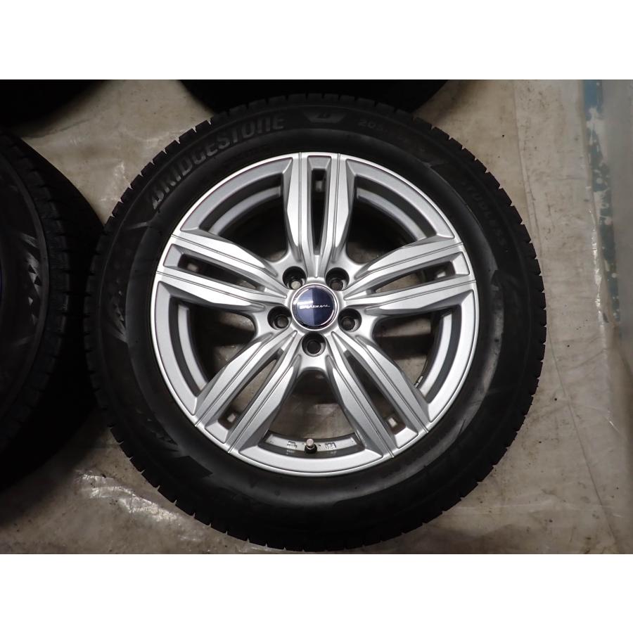 冬4本SET 会社宛 送料無料 205/55R16×6.5J 91Q ブリヂストン ブリザック VRX3 2023年製 アルミ WILL VS カローラスポーツ 特価 NO,W2343の画像