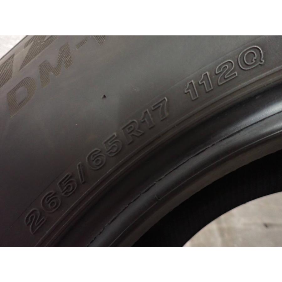 冬4本SET 会社宛 送料無料 265/65R17 112Q ブリヂストン ブリザック DM-V3 2022年製 ランドクルーザープラド パジェロ トライトン NO,W2437の画像