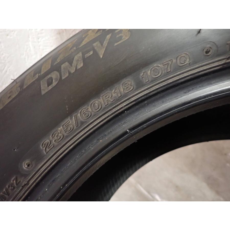 冬4本SET 会社宛送料無料 235/60R18 107Q ブリヂストン ブリザック DM-V3 2022年製 エクストレイル マカン CX-60 CX-7 チェロキー NO,W2480の画像