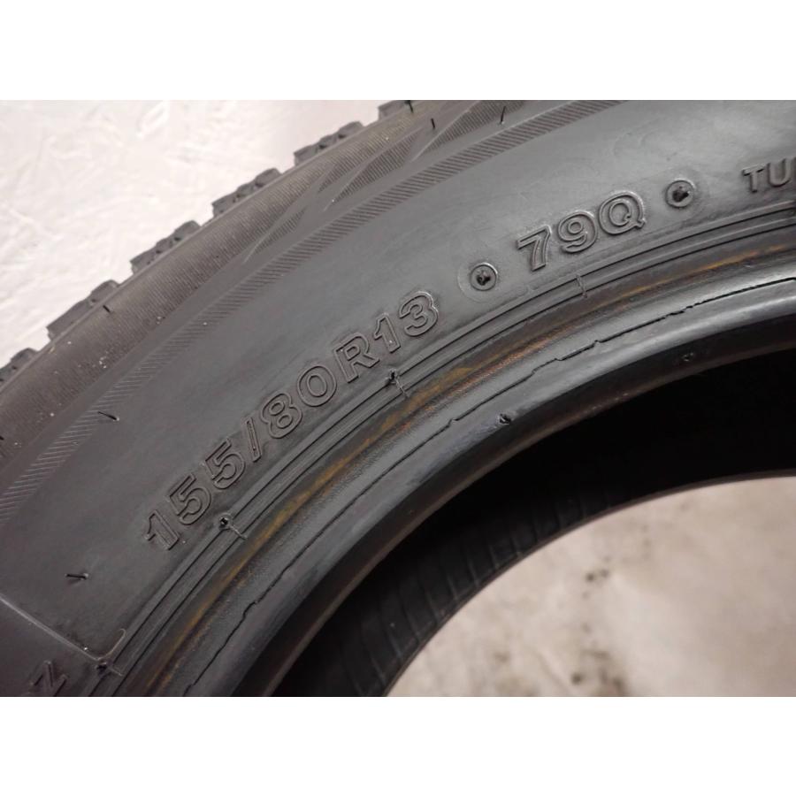 冬4本SET 会社宛 送料無料 155/80R13 79Q ブリヂストン ブリザック 