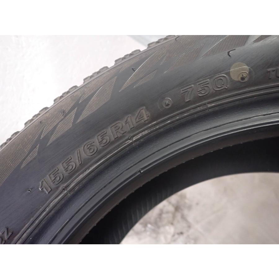 冬4本SET 会社宛送料無料 155/65R14 75Q ブリヂストン ブリザック VRX2
