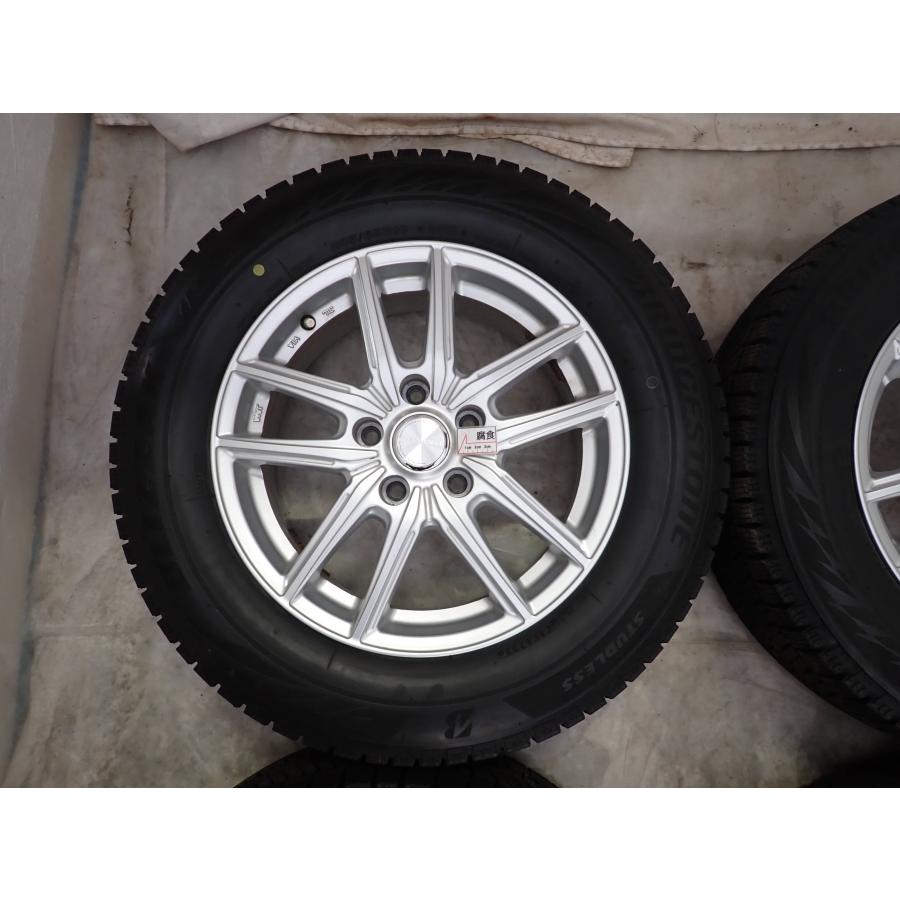 冬4本SET 会社宛 送料無料 205/65R16×6.5J 95Q ブリヂストン ブリザック VRX2 2022年製 アルミ ヤリスクロス CR-V セレナ 特価 NO,W2576の画像