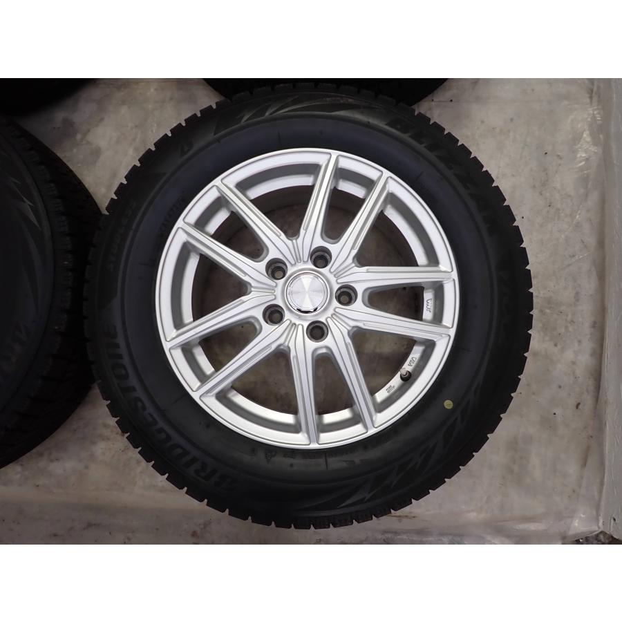 冬4本SET 会社宛 送料無料 205/65R16×6.5J 95Q ブリヂストン ブリザック VRX2 2022年製 アルミ ヤリスクロス CR-V セレナ 特価 NO,W2576の画像