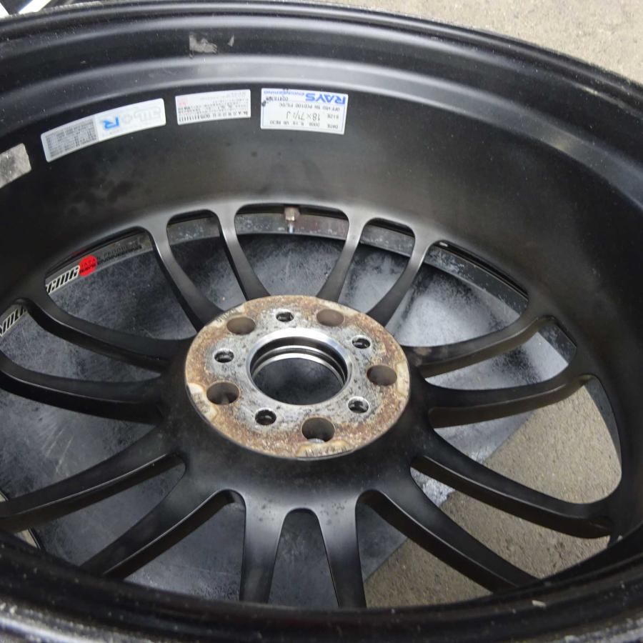 □4本SET□NO,X1822□会社宛送料無料□18×7.5J□RAYS レイズ ボルク
