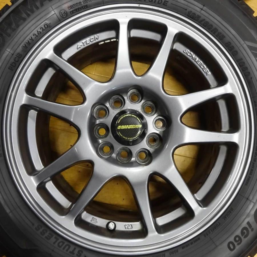 □4本SET!□NO,X3257□会社宛 送料無料□195/60R15×6.5J□ヨコハマ