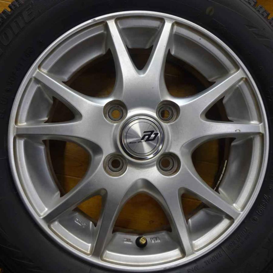 冬4本SET 会社宛送料無料 155/65R13×4.5J 73Q ブリヂストン ブリザック
