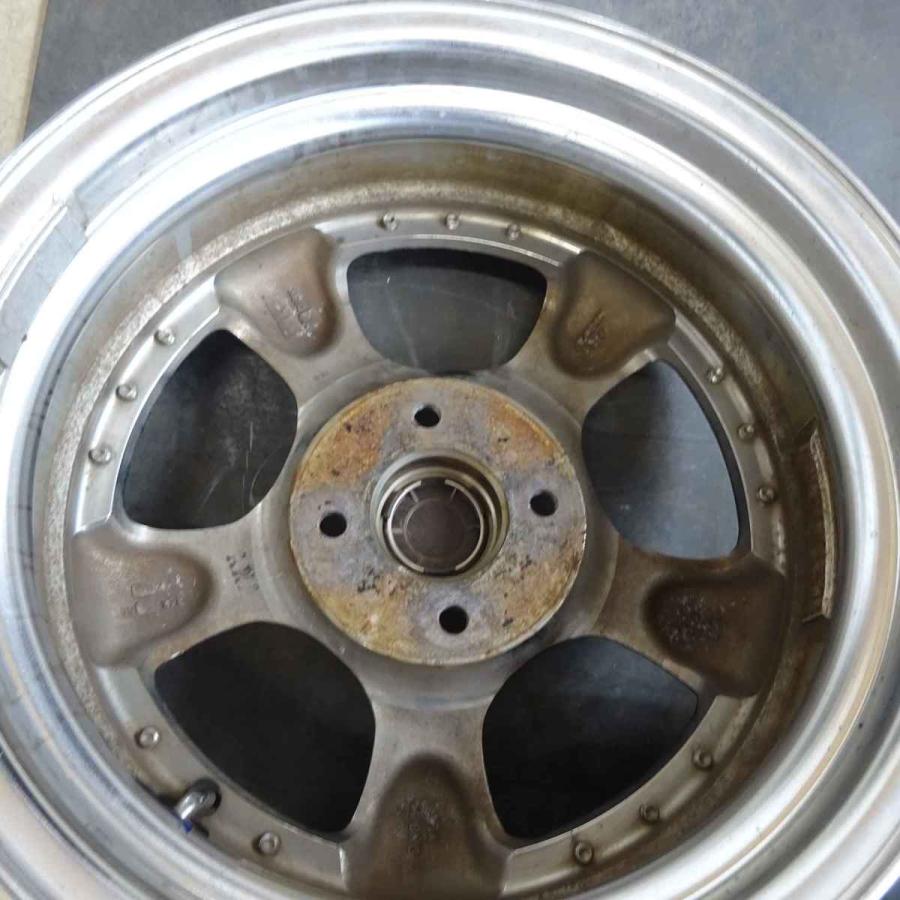 4本SET 会社宛 送料無料 14×5J WORK VS メッキ アルミ 4穴 PCD 100mm +