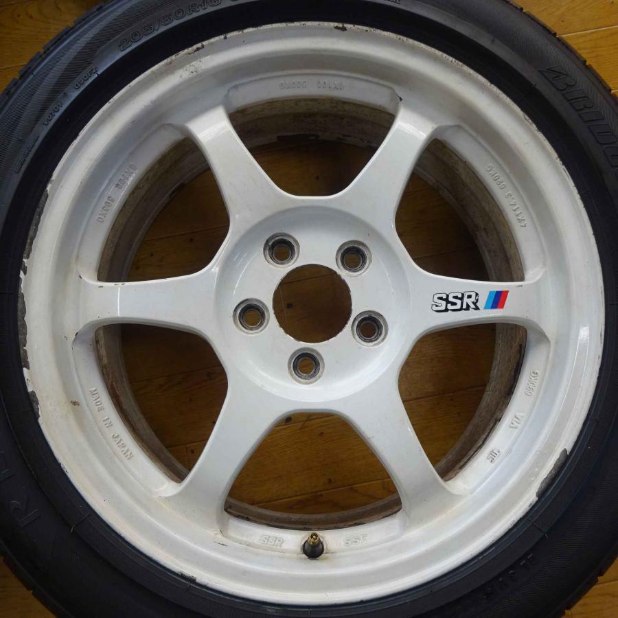 夏4本 会社宛 送料無料 205/50R16×7J 87V ブリヂストン レグノ SSR