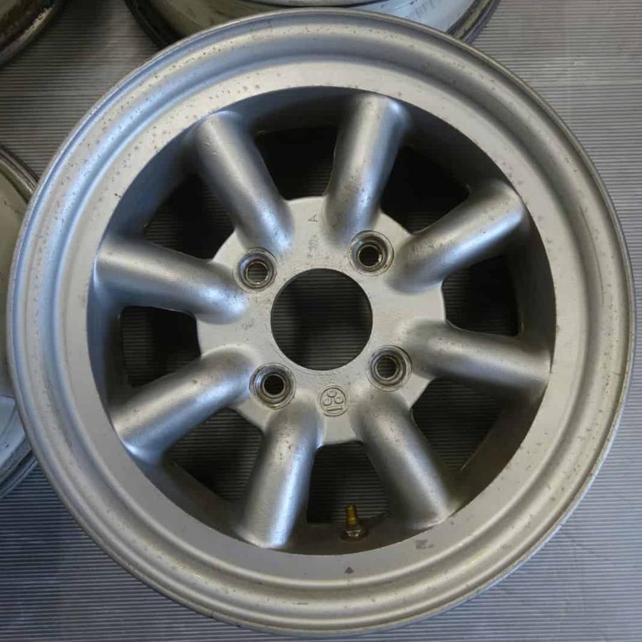 4本 会社宛 送料無料 14×6J ワタナベ Aタイプ アルミ 4穴 PCD 114.3mm