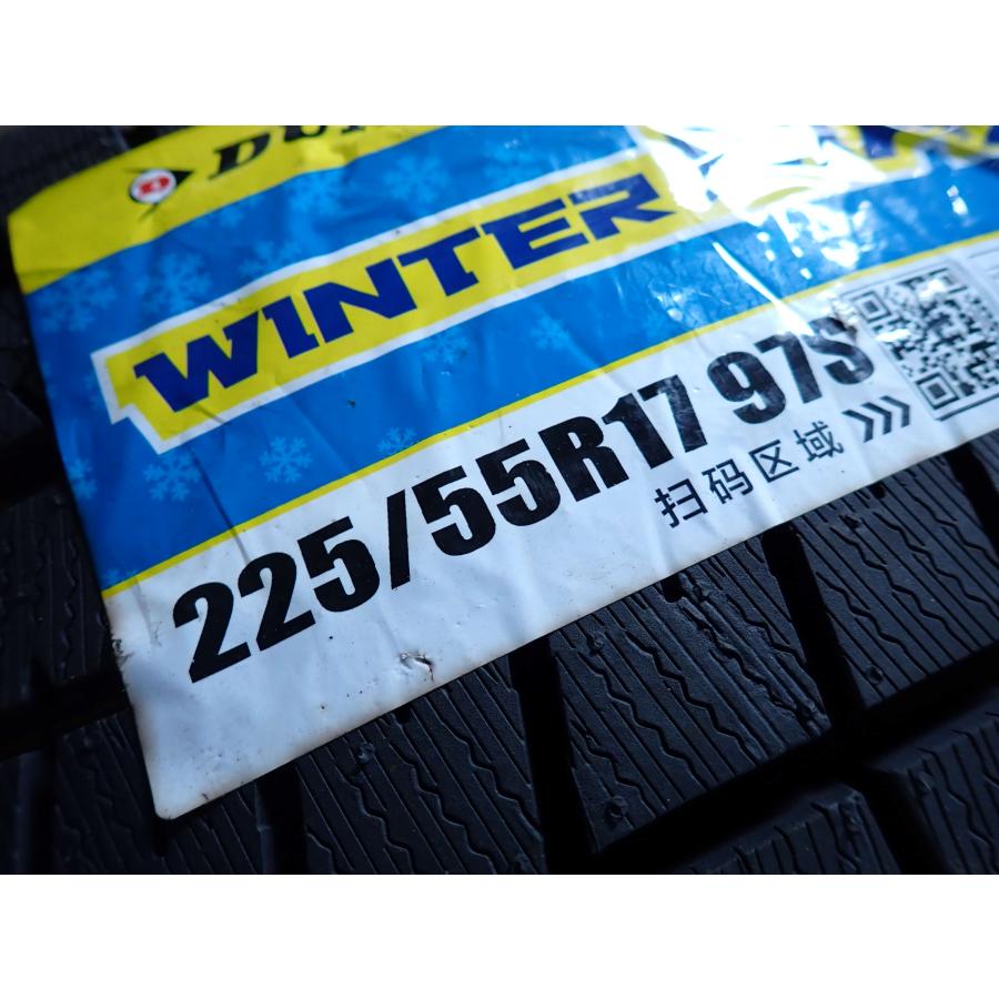 冬新品2024年製 4本SET 会社宛 送料無料 225/55R17 ダンロップ WINTER MAXX WM03 アルファード スバルXV エリシオン フォレスター NO,Y0748_2