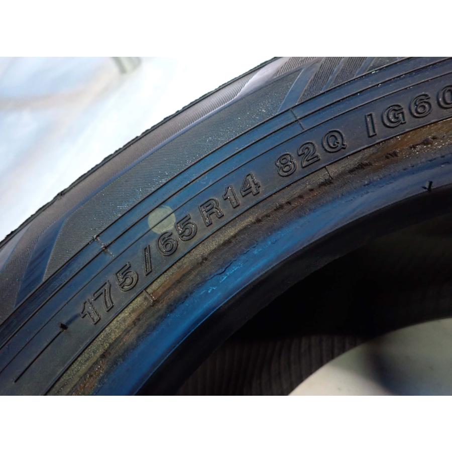 冬4本SET 会社宛 送料無料 175/65R14 82Q ヨコハマ アイスガード IG60 2022年製 アクア ヴィッツ カローラ フィット ノート 特価 NO,Y0837の画像