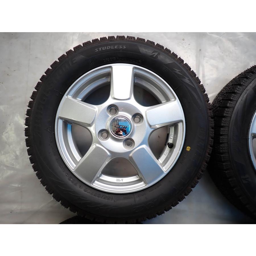 冬 新品 2023年製 4本SET 会社宛 送料無料 155/65R13×4J 73Q