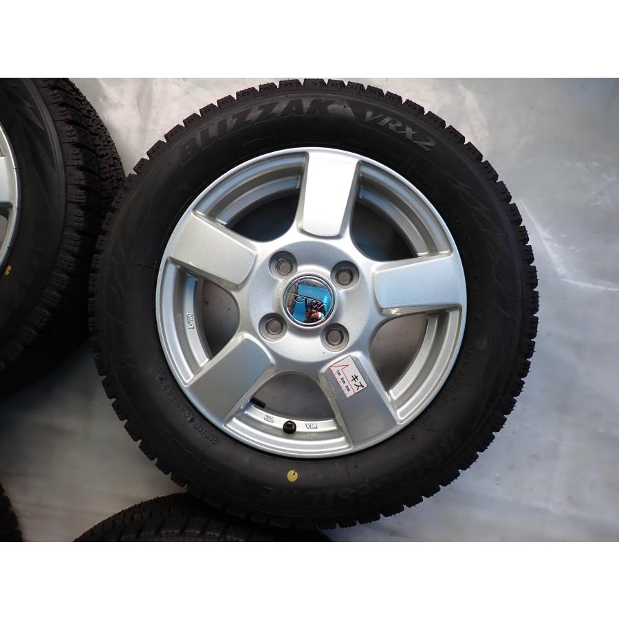冬 新品 2023年製 4本SET 会社宛 送料無料 155/65R13×4J 73Q 