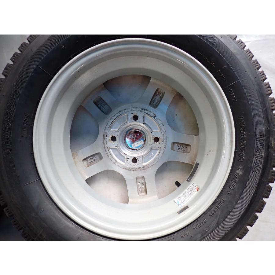 冬 新品 2023年製 4本SET 会社宛 送料無料 155/65R13×4J 73Q 