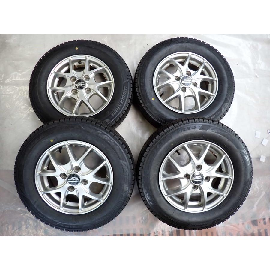 冬4本 新品 2022年製 会社宛 送料無料 145/80R13×4J 75Q ブリヂストン