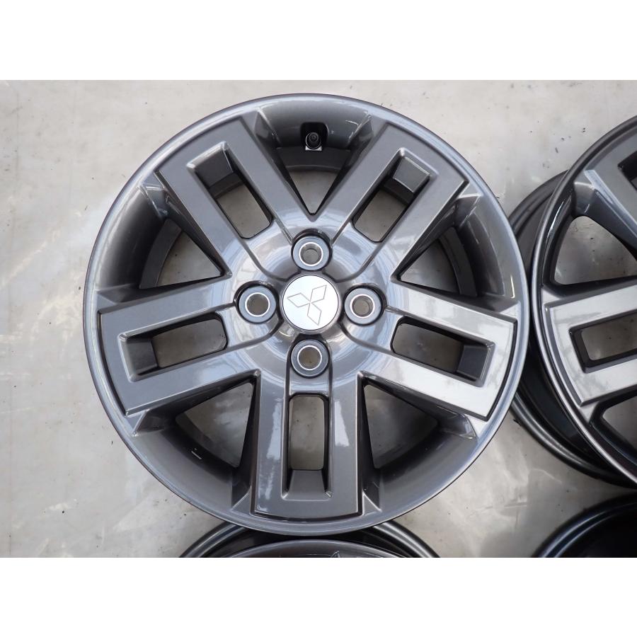 4本 会社宛 送料無料 15×4.5J 三菱 デリカミニ T プレミアム 純正 アルミ 日産OEM 4穴 PCD 100 +46 ハブ径56 デリカD:2 ekクロス NO,Y0966の画像