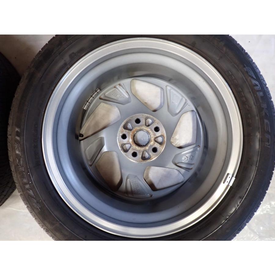 夏4本SET 会社宛 送料無料 225/55R18×7J 98V ファルケン ZIEX ZE001A A/S 2023年製 スバル クロストレック 純正 アルミホイール NO,Y1002の画像