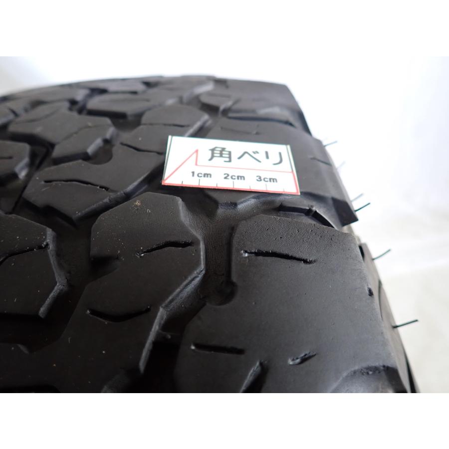 夏4本SET 会社宛 送料無料 215/70R16×7J 100/97 LT BFグッドリッチ オールテレーン T/A KO2 SHONE デイトナ ブラック デリカD5 NO,Y1034の画像