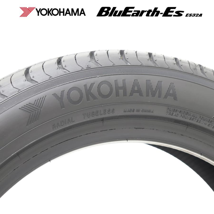 2024年製 新品 4本価格 業者様送料無料 225/45R17 91V 夏 ヨコハマ BluEarth ブルーアース ES ES32A オーリス ブレイド アコード NO,YN1734の画像