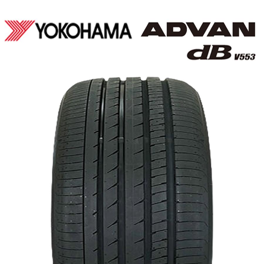 2025年製 新品 4本価格 会社宛 送料無料 215/60R17 96H ヨコハマ ADVAN dB V553 夏 アルファード エルグランド カローラクロス NO,YN1745の画像