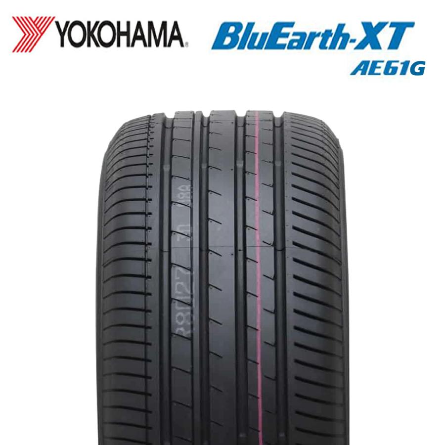 2024年製 新品 2本価格 会社宛 送料無料 235/60R18 103V 夏 ヨコハマ BluEarth-XT ブルーアース AE61G RAV4 NX エクストレイル  NO,YN1884_1