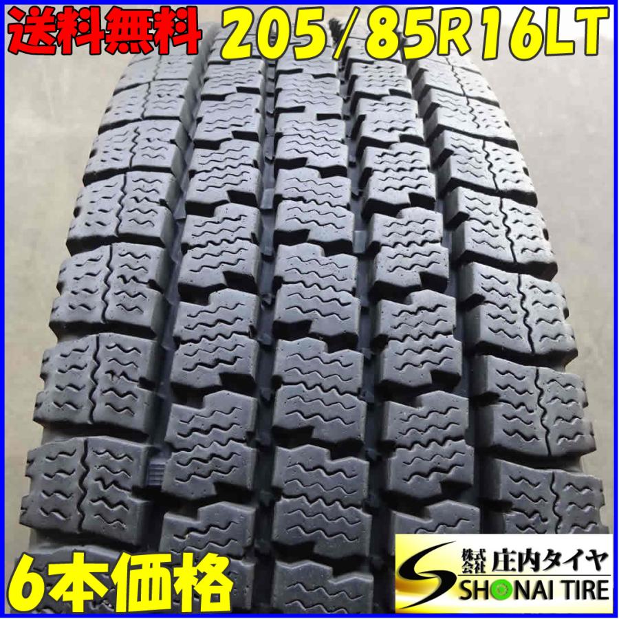 冬 6本SET 会社宛 送料無料 205/85R16 117/115 LT トーヨー DELVEX M935 地山 深溝 小型 トラック ...