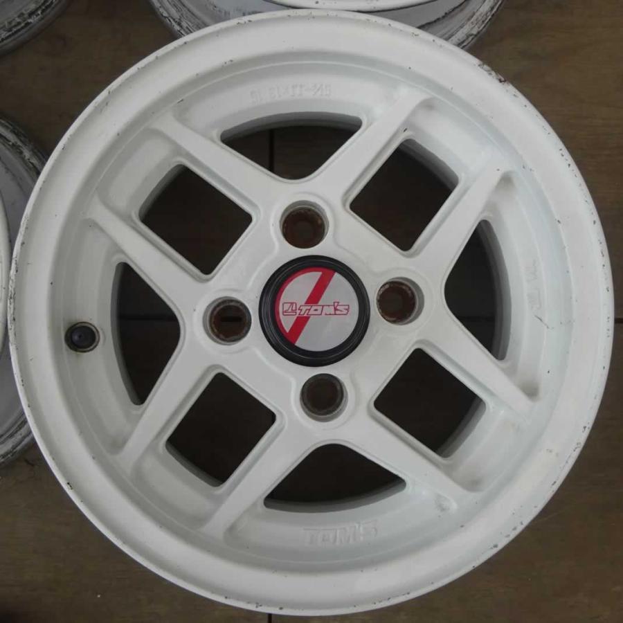 4本SET 会社宛 送料無料 13×5.5J トムスラリー TOM'S 井桁 アルミ 4穴