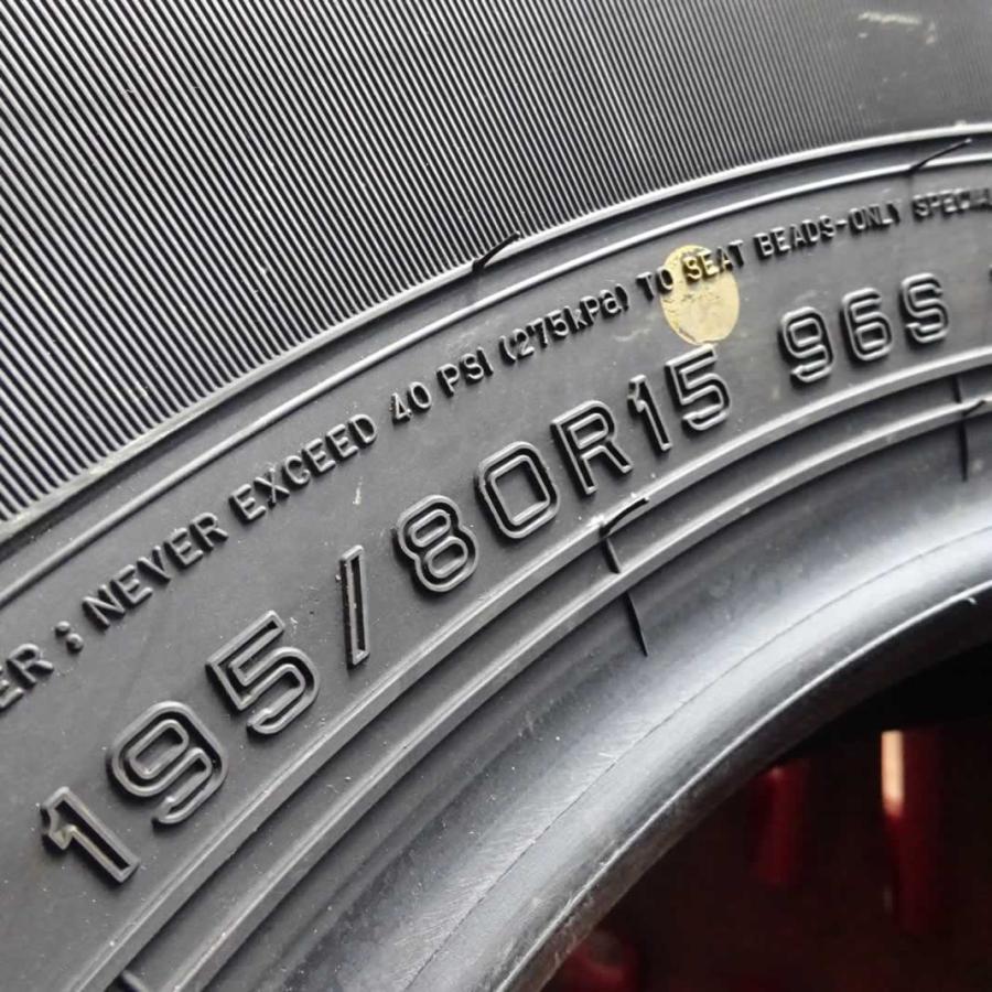 夏4本SET 会社宛送料無料 195/80R15 96S ダンロップ グラントレック