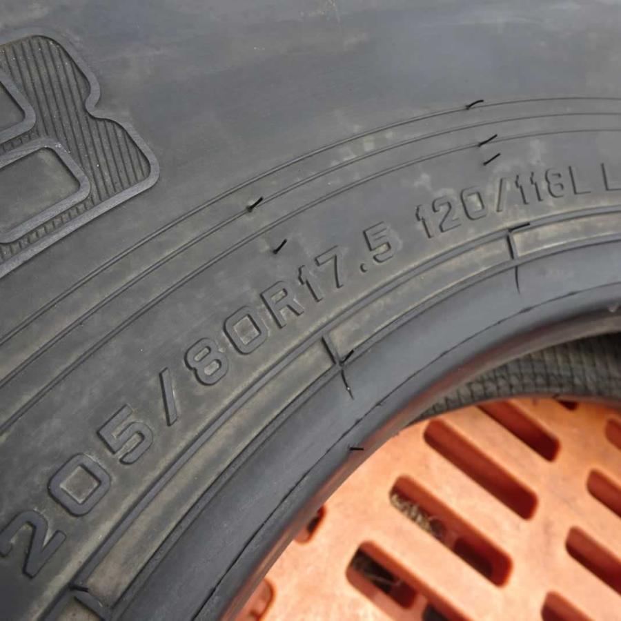冬 4本SET 会社宛 送料無料 205/80R17.5 120/118 LT ダンロップ WINTER