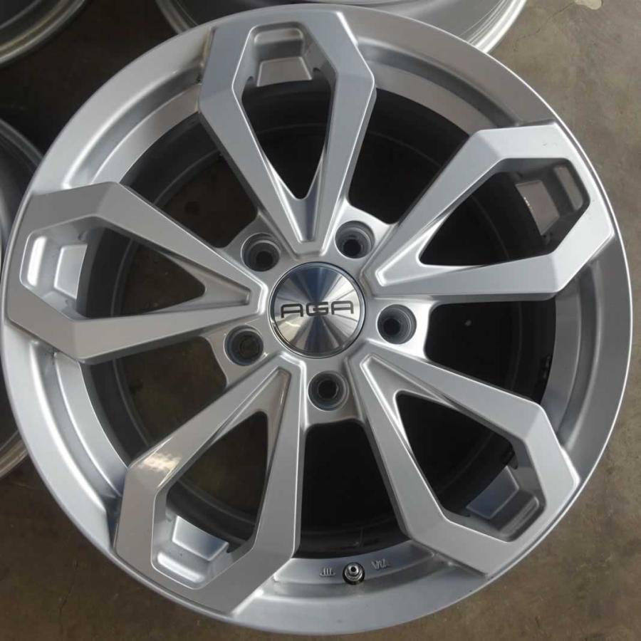 4本 会社宛 送料無料 18×8J AGA Raisen-1 ライゼン ワンアルミ 5穴 PCD