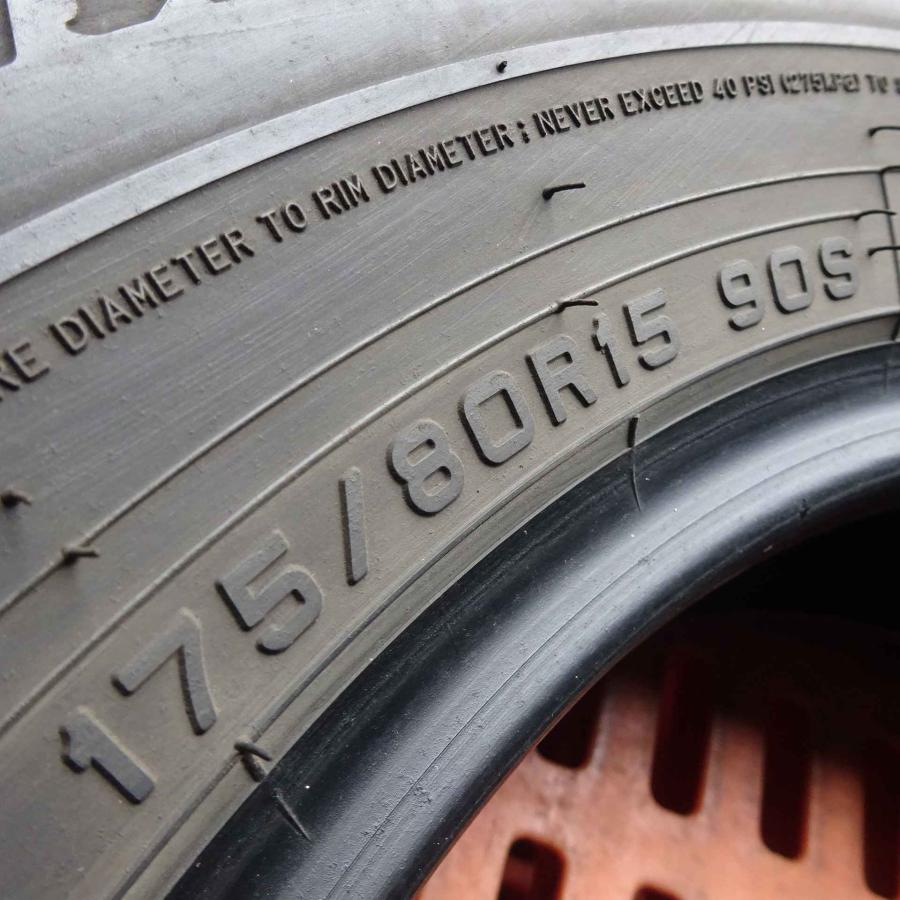 夏4本SET 会社宛 送料無料 175/80R15 90S ダンロップ グラントレック 