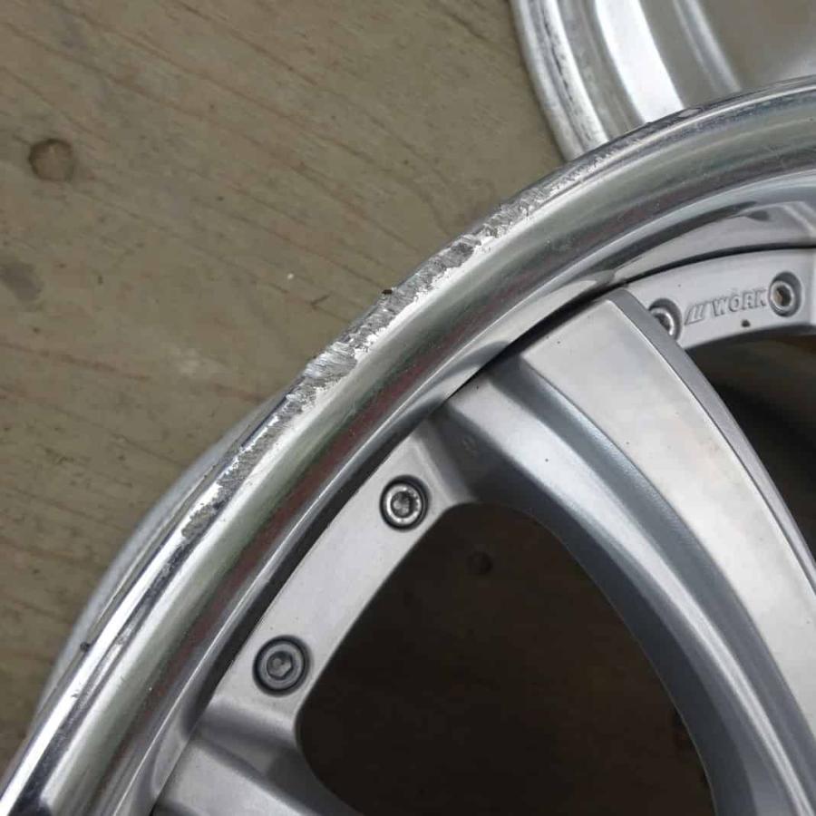 4本SET 会社宛 送料無料 18×8J WORK VARIANZA V5S アルミ 5穴 PCD