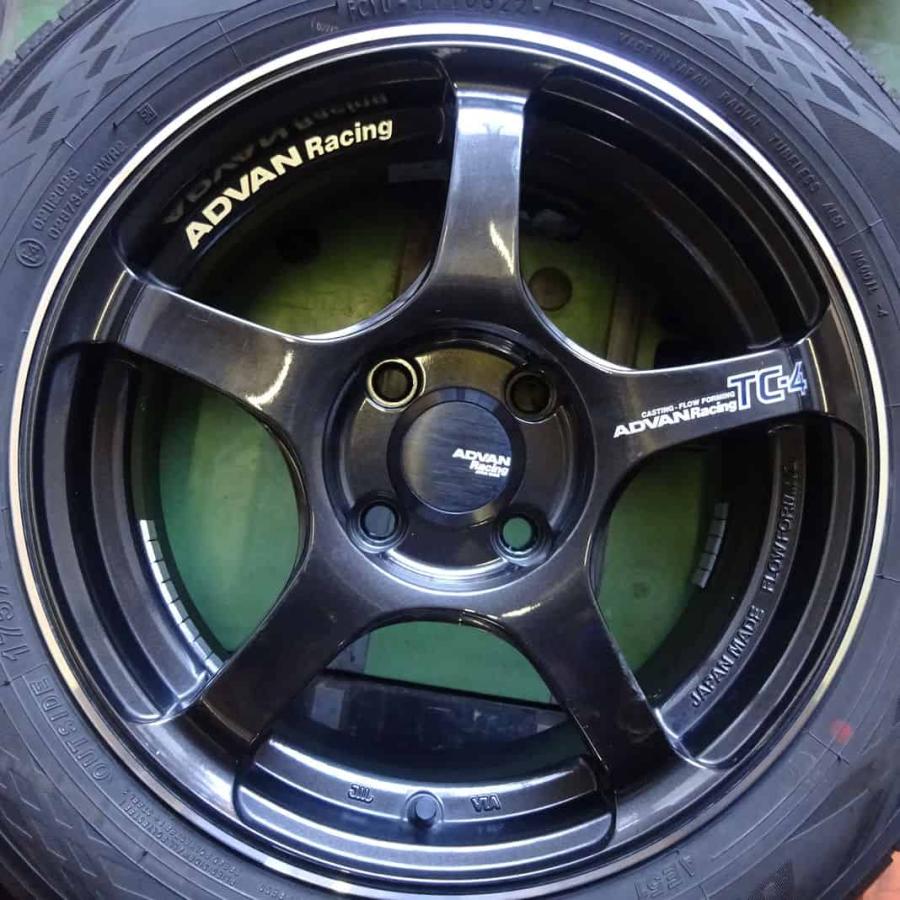 夏4本 会社宛送料無料 175/65R15×6J 84H ヨコハマ ブルーアース AE51