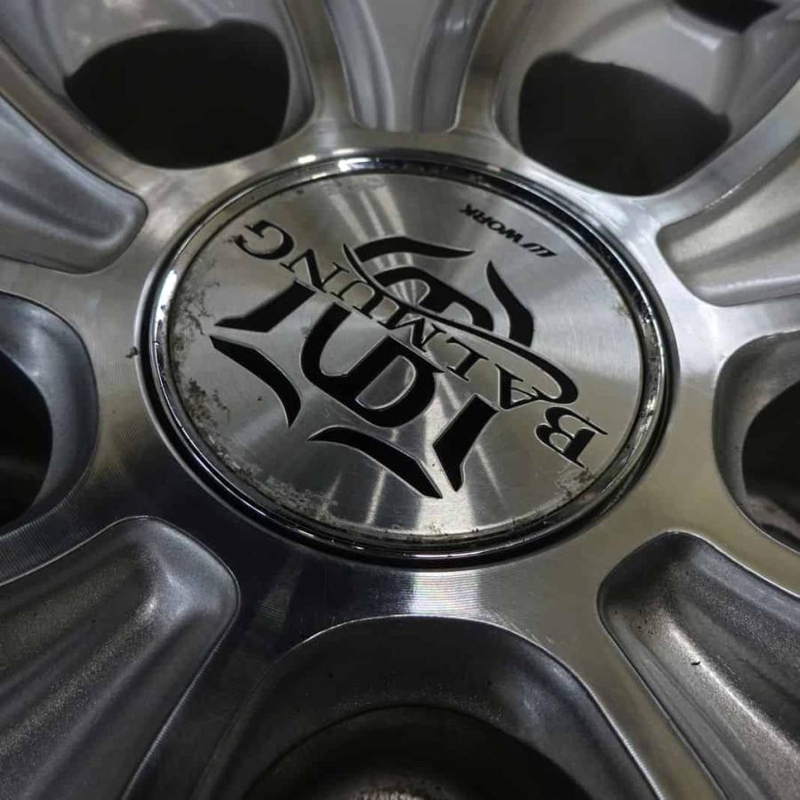 4本SET 会社宛送料無料 17×7J WORK BALMUNG BG1 LVアルミ 5穴 PCD
