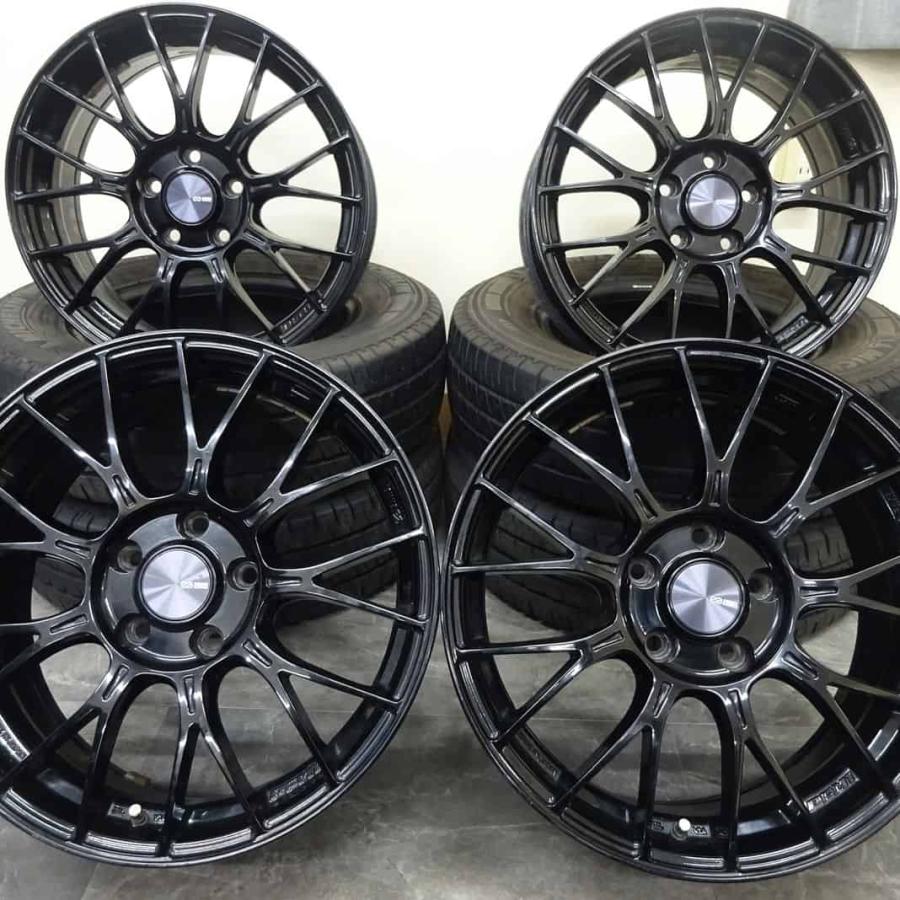 4本SET 会社宛 送料無料 17×7J エンケイ PFM1 アルミ 5穴 PCD 114.3mm