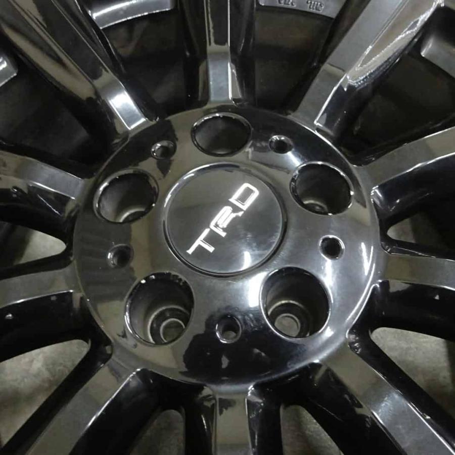 4本 会社宛 送料無料 18×7.5J トヨタ TRD TF6 プリウスα ハリアー